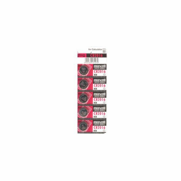 Baterie Maxell CR2016 5 ks.