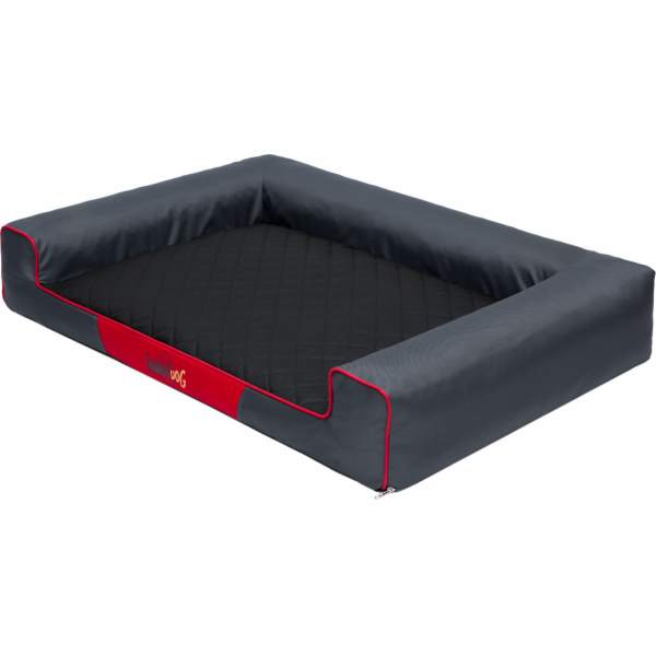 Hobbydog VICTORIA GRAPHITE S ČERNÝM MATRACEM - XL