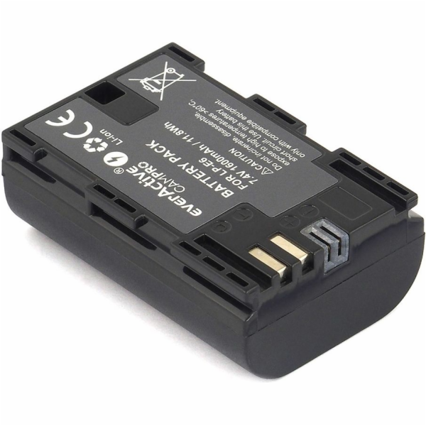 EverActive výměna baterie pro Canon LP-E6, 1600 mAh (EVB019)