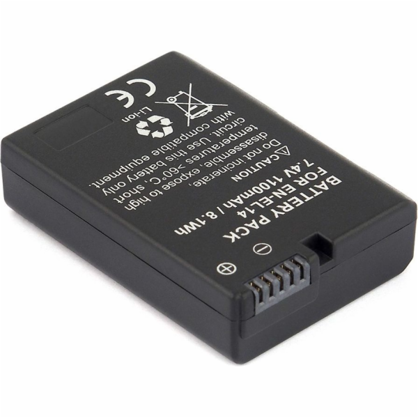 EverActive náhradní baterie pro EN-EL14, 1100mAh (EVB013)