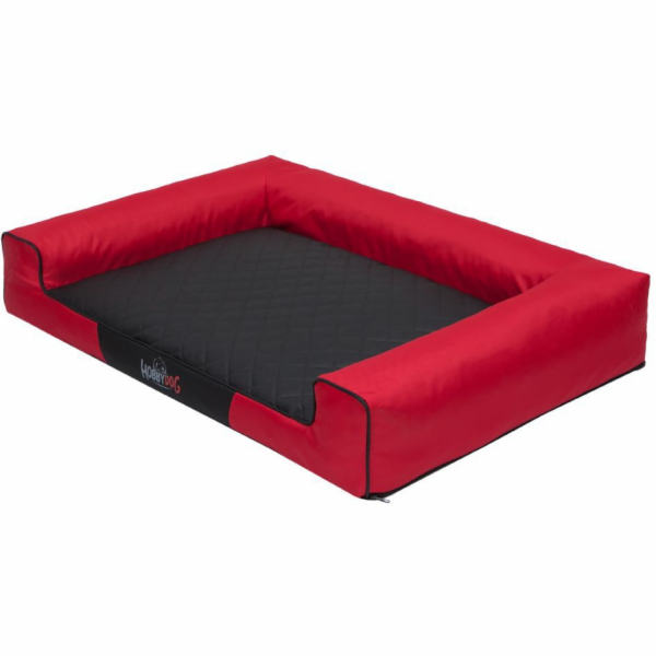 Hobbydog Bed Victoria - Red s černou XL matrací