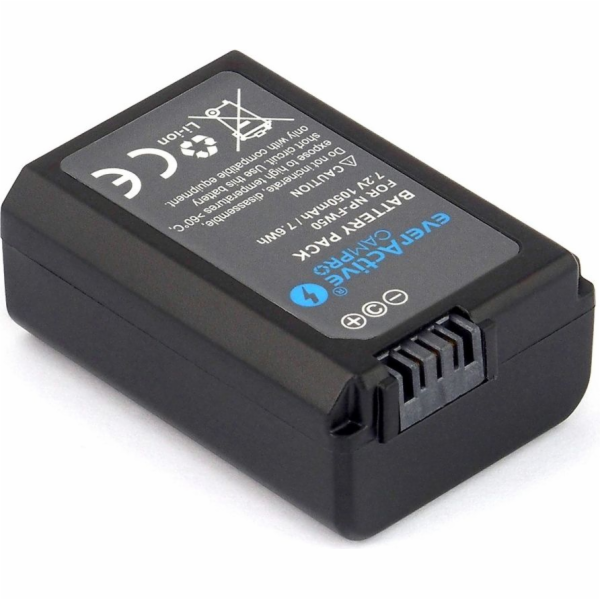 EverActive výměna baterie pro Sony NP-FW50, 1050 mAh (EVB...