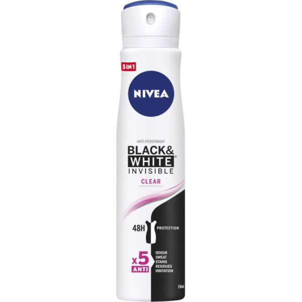 Nivea Deodorant INVISIBLE CLEAR dámský sprej 250ml