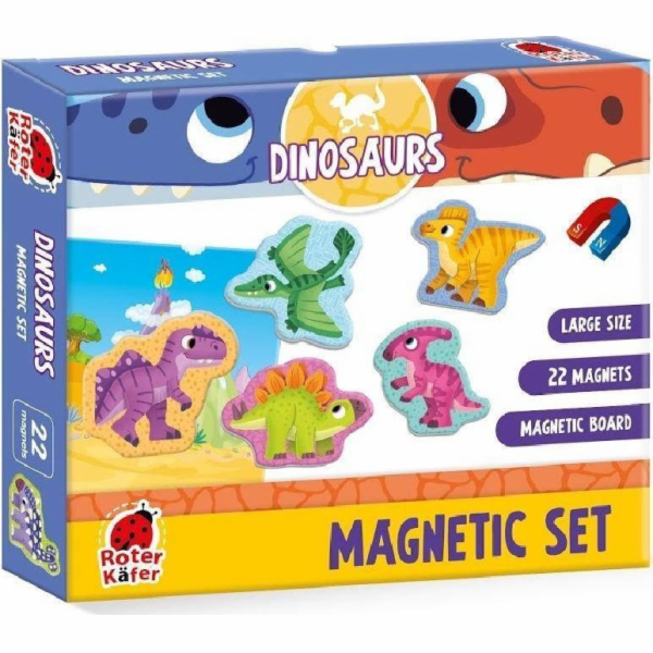 Magnetická sada Roter Kafer: Dinosauři