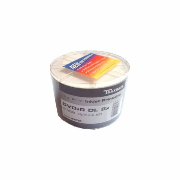 Traxdata DVD+R DL 8,5 GB 8x 50 kusů (906OEDRPSN005)