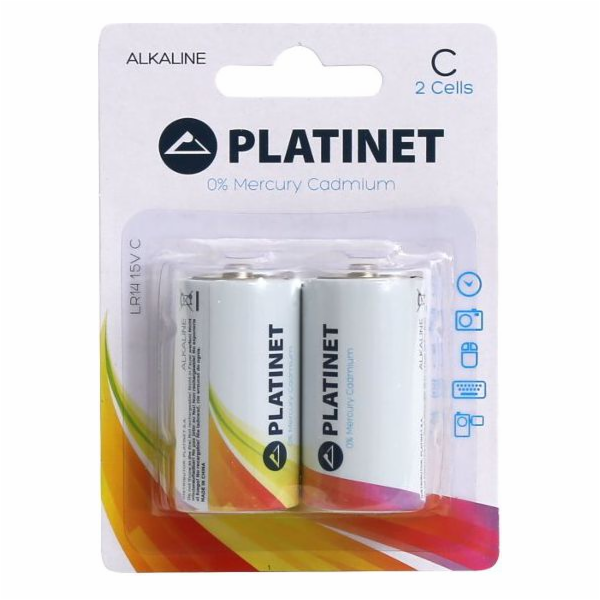 Baterie Platinet Pro C / R14 8000mAh 2 ks.