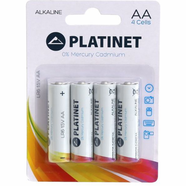 Baterie Platinet Pro AA / R6 2800mAh 4 ks.