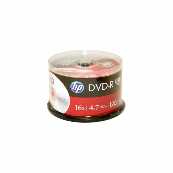 HP DVD-R 4,7 GB 16x 50 kusů (HP1650S-)