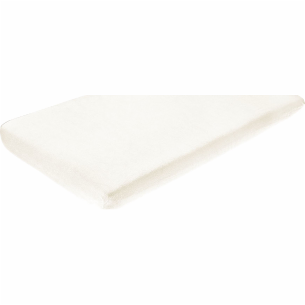 Paklode su guma froté, kremine, 120x60, Sensillo, 2142