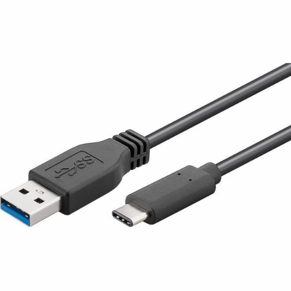 USB MicroConnect USB-A – kabel USB-C 3 m černý (USB3.1CA3)