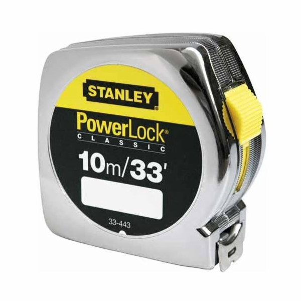 Stanley Steel měří 10mx25mm POWERLOCK - 0-33-443