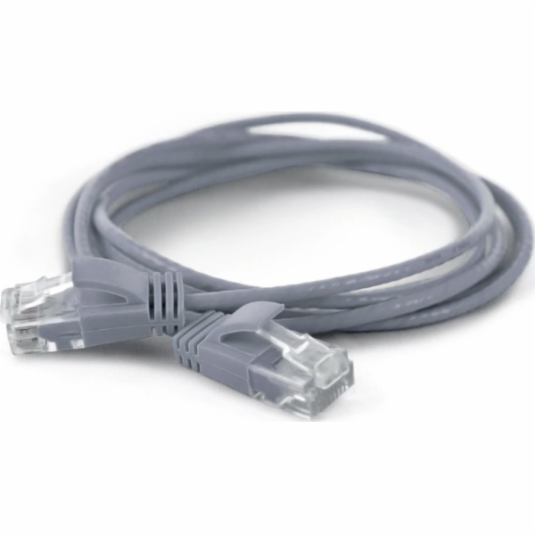 Wantec  wW Patch kabel CAT6A (asi 2,8 mm) UTP šedý 0,10 m...
