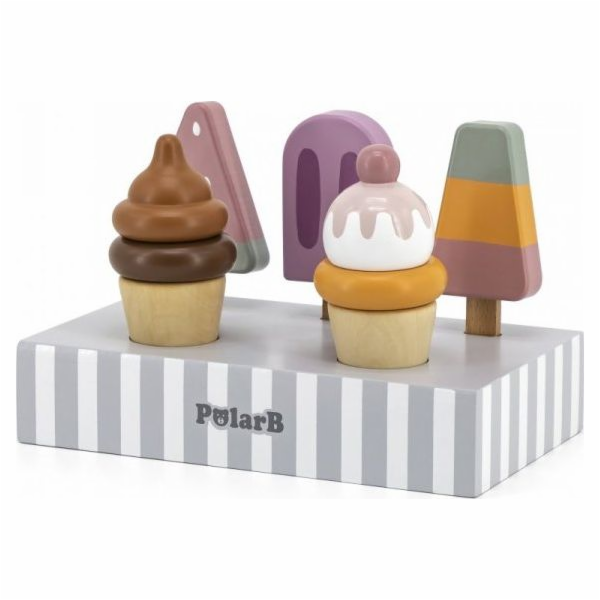 Viga Toys VIGA PolarB nanuk se stojanem 5 ks.