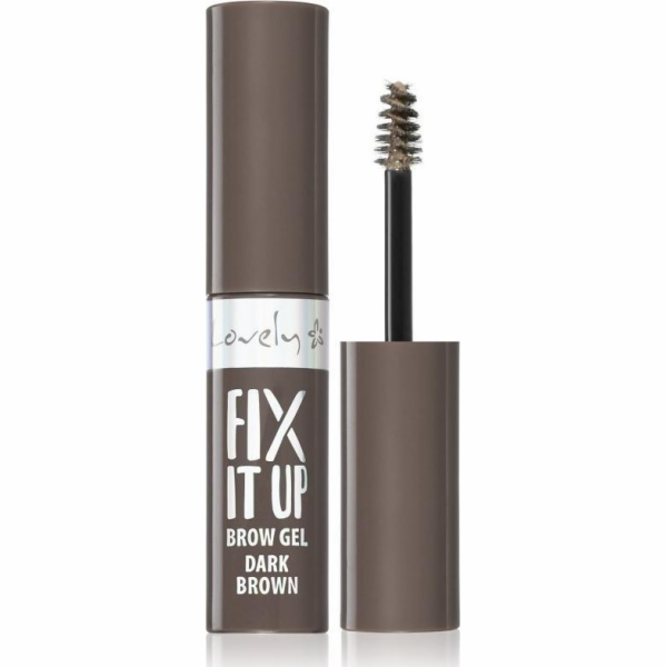 Lovely _Fix It Up Brown Gel Tmavě hnědá řasenka na obočí