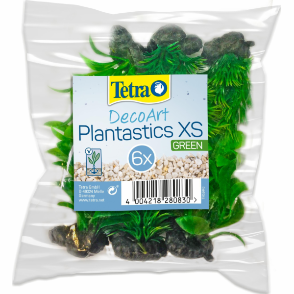 Tetra DecoArt Plantastic XS Green 6 ks.