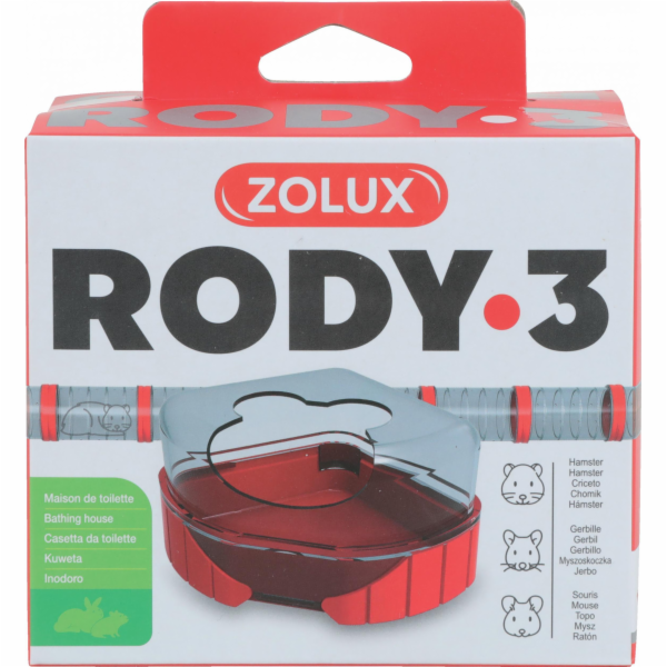 WC Zolux ZOLUX RODY3, barva červená