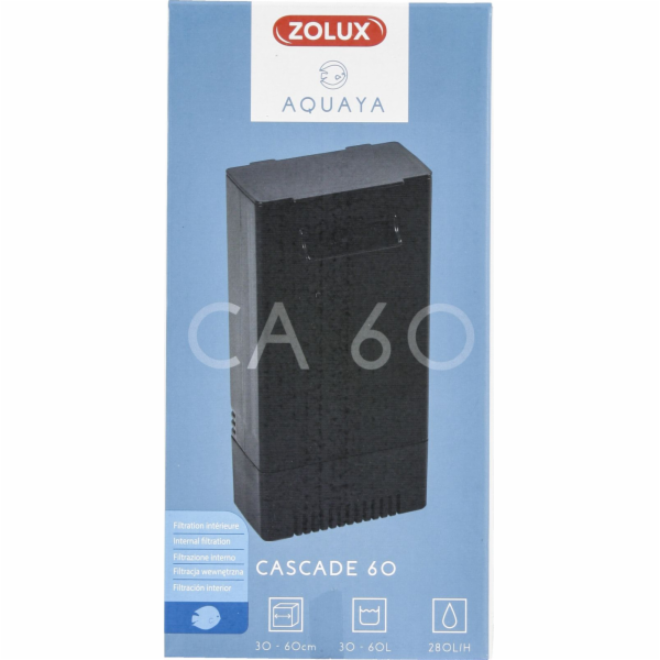 Zolux Aquaya Cascade Filter 60 barev černá