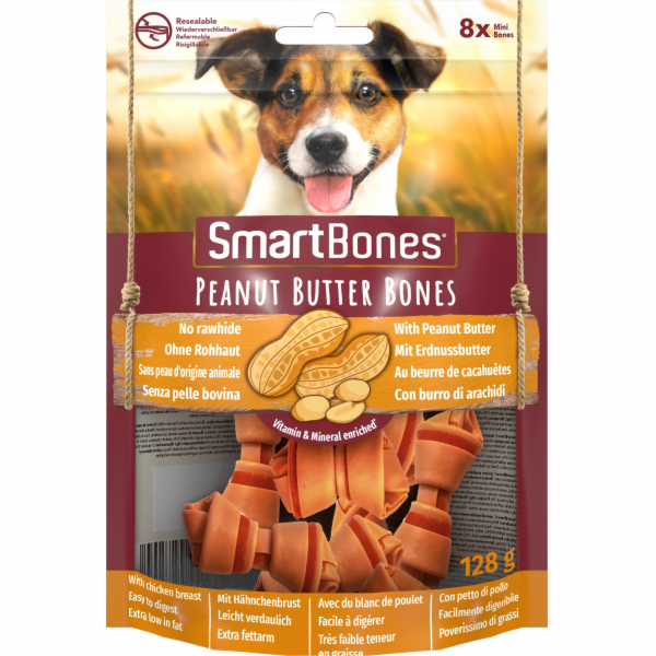 Smart Bones Arašídové máslo mini 8 ks.