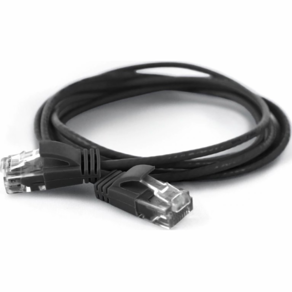 Wantec  wW Patch kabel CAT6A (rand 2,8mm) UTP černý 10m (...
