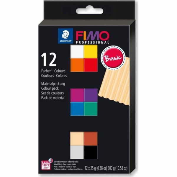 Staedtler Fimo Professional 12x25g základní barva