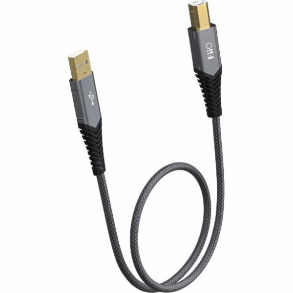 FiiO USB-A - USB-B USB kabel 1 m Černý