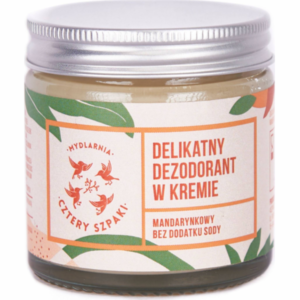 Mydlarnia Trzy Szpaki Jemný krémový deodorant Mandarin, 6...
