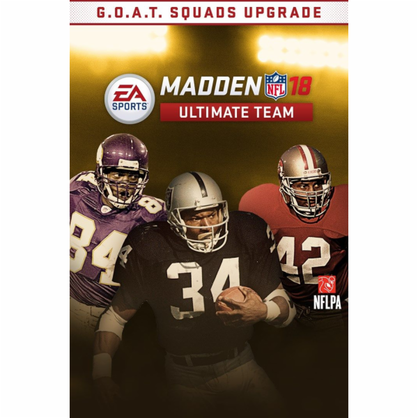Madden NFL 18 GOAT Squads Edition Expansion Xbox One, dig...