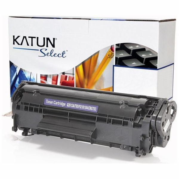 Náhradní černý toner Katun 12A (44301)