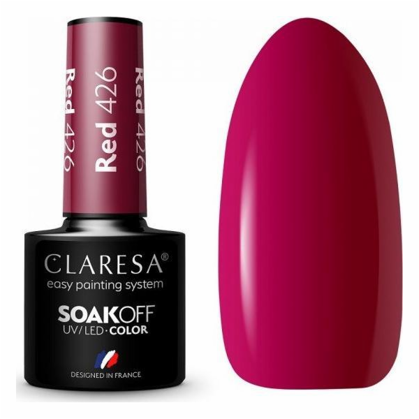 Claresa Claresa Soak Off UV/LED Red hybridní lak 426 5g