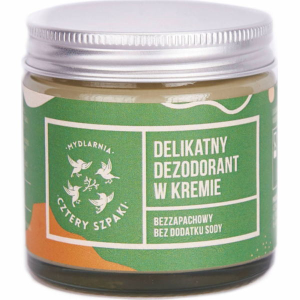 Mydlarnia Trzy Szpaki Jemný deodorantový krém, bez zápach...