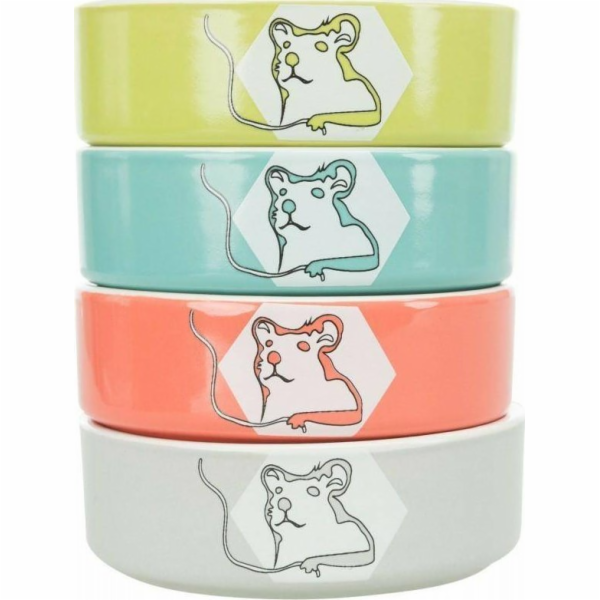 Miska Trixie, pro křečka, keramická, 90 ml/o 8 cm, s poti...
