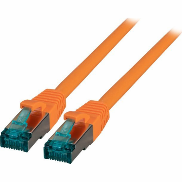 EFB EFB RJ45 Patchkabel S/FTP, Cat.6A, LSZH, 1,5m, oranž.