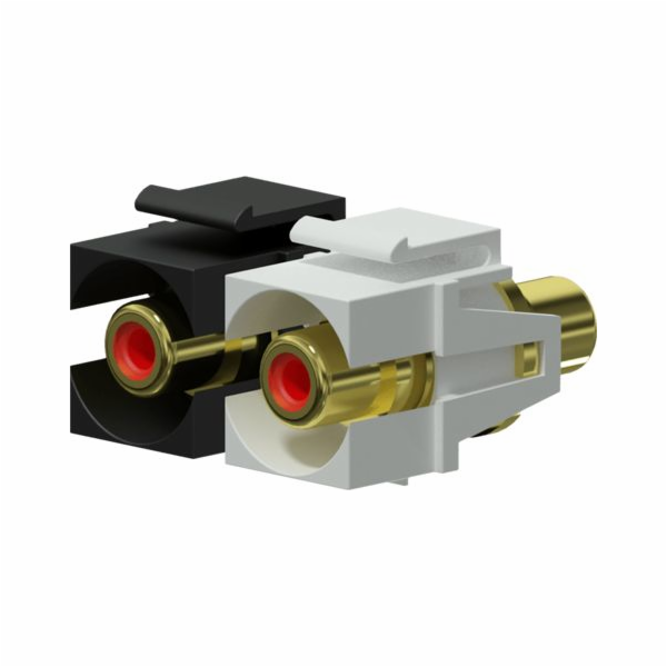 Procab AV adaptér RCA (Cinch) x2 - RCA (Cinch) x2 černý (...