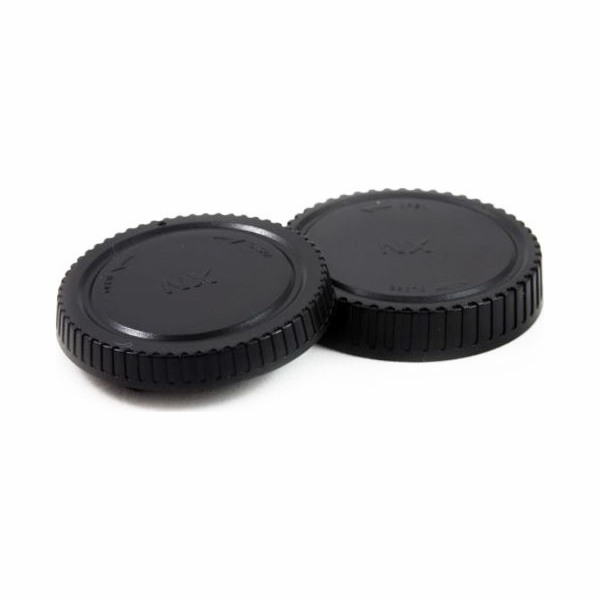 JJC krytka objektivu Samsung NX tělo + krytky objektivu