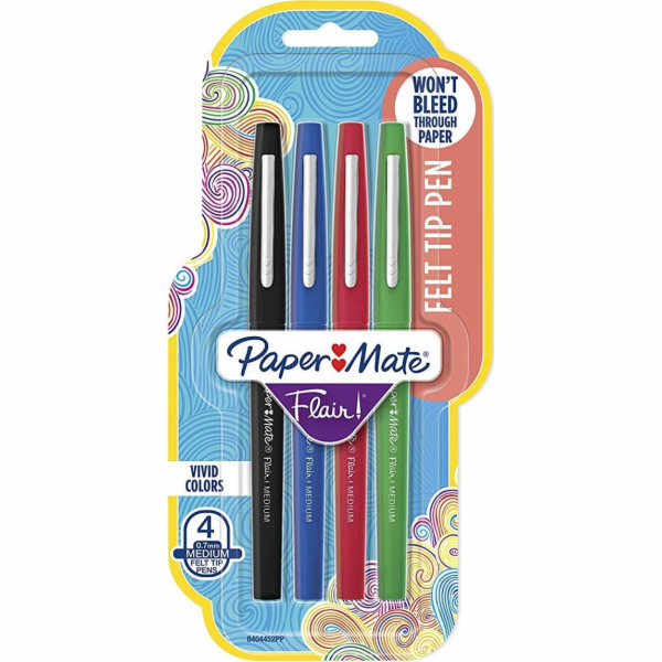 Paper Mate PAPER MATE Faserschreiber Flair 4er Strd Farbe...