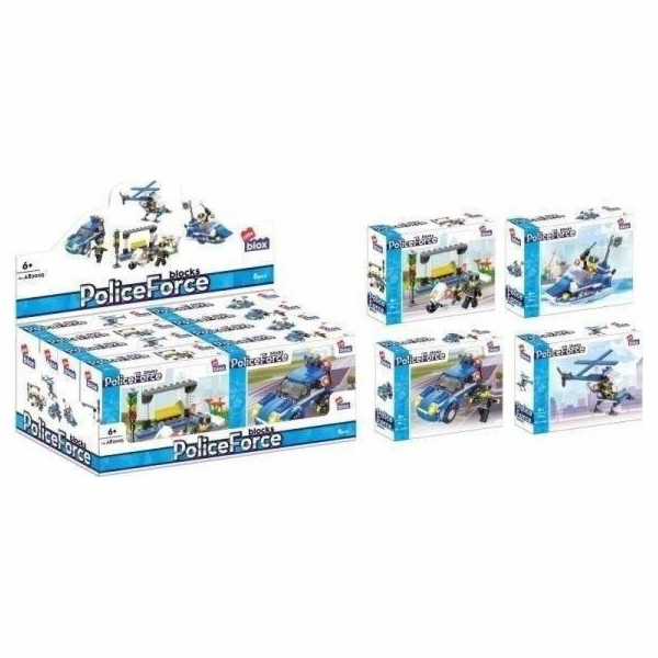 ALLEBLOX BLOCKS KONSTR ALLEBLOX POLIC 96-104EL 19X14X5 8