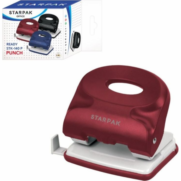 Starpak děrovač 25 listů Burgundsko (PCH-2252BR)