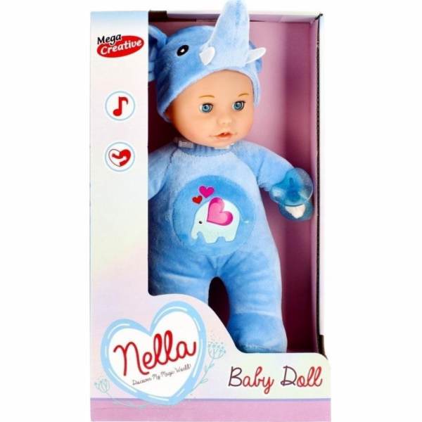 Mega Creative BABY DOLL B/O 30CM AKC MC NELLA MIEKKA WB 24,