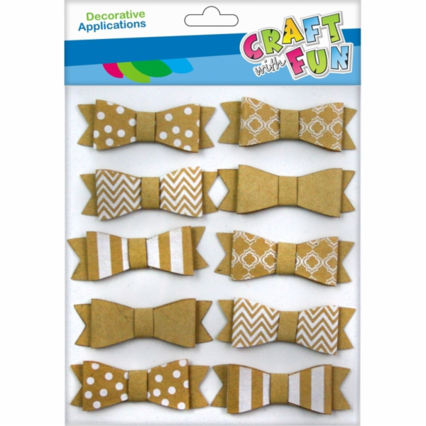 Craft with Fun CF DEKORACE PAP LUKY 10KS NAT 12/14