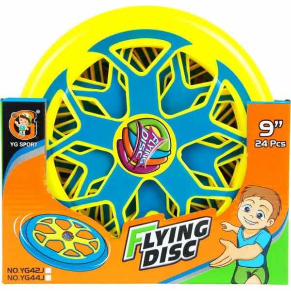 Mega Creative -MC FLYING DISC 23CM MIX4 DISP 24/216/432