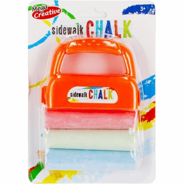 Mega Creative ROAD CHALK 3KOL AKC 15X21X5 MC EDU B/C 96