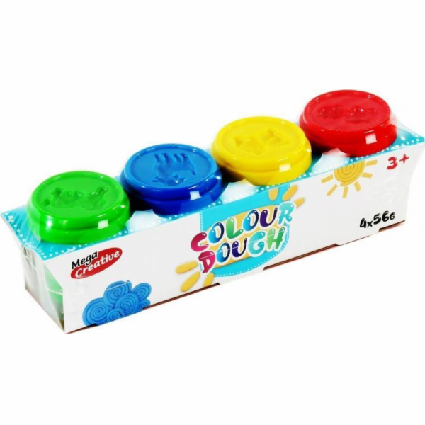 Mega Creative PLASTIC MASS 4COL 22X7X6 MC DOH TUB 48/96