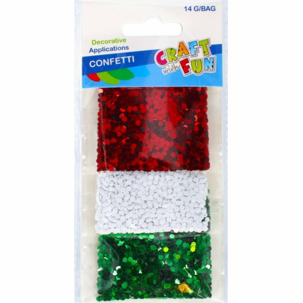 Craft with Fun LOSE CONFETTI MIX 14G/3PCS CF PBH 12/288