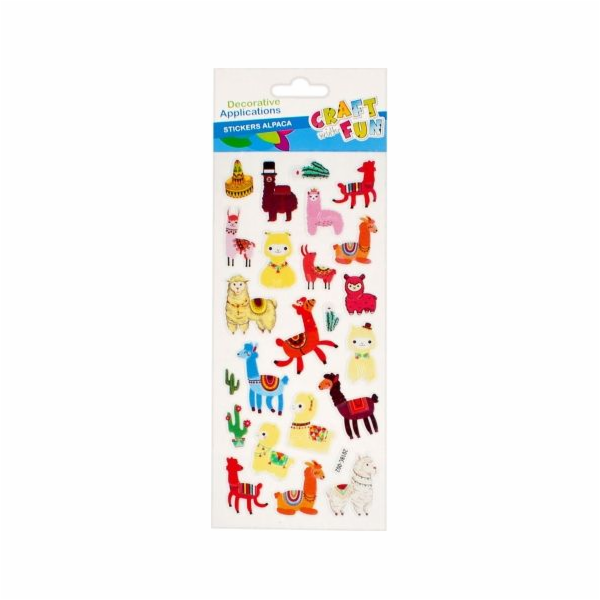 Craft with Fun CF LAMY PUFFY STICKERS 22KS PBH 40/160