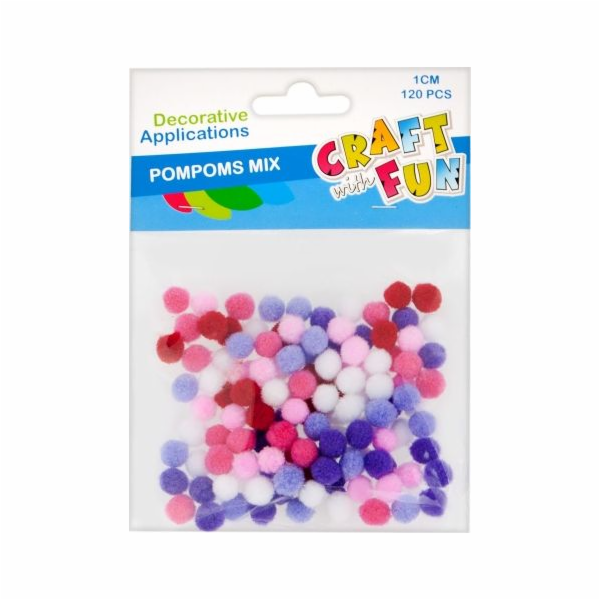 Craft with Fun CF DEKORACE POMPON 1CM/120KS PBH 40/400