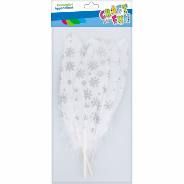 Craft with Fun CF DEKORACE PEŘÍM 17-22CM 6KS STARS 20/600