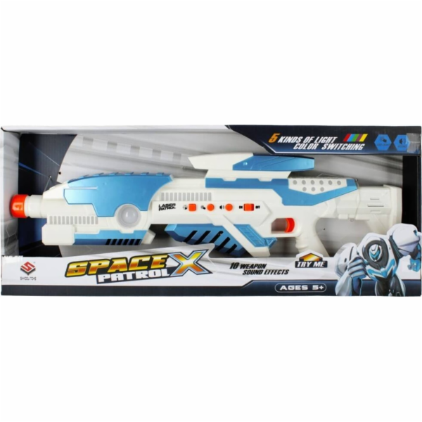 Mega Creative GUN B/O UFO 60X24X7 MC WB 12/24