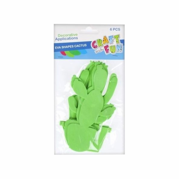 Craft with Fun Dekorativní pěnové kaktusové ozdoby