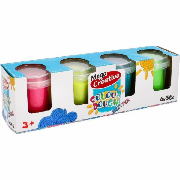 Mega Creative PLASTOVÁ HMOTA HRUBÁ 4COL 22X7X6 MC DOH TUB...