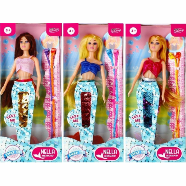 Mega Creative PANENKA MERMAID 31CM 15X34X6 MC MIX3 WB 60/120